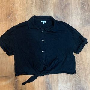 Splendid collared top